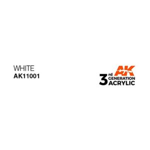 AK Interactive 3rd Gen Acrylic White 17ml