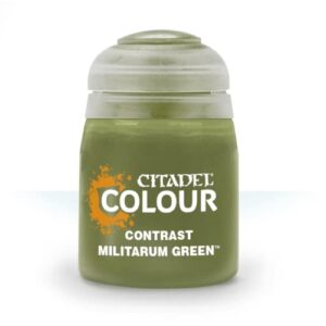 games workshop citadel colour: contrast – militarum green