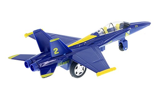 🛦 United States Navy Blue Angels F/A-18 Super Hornet Fighter Jet 7" 1:50 Scale Die Cast Model w/ Pullback Action #1, #2, #3, #4, #5, and #6 Set