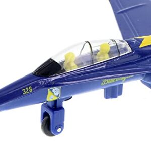 🛦 United States Navy Blue Angels F/A-18 Super Hornet Fighter Jet 7" 1:50 Scale Die Cast Model w/ Pullback Action #1, #2, #3, #4, #5, and #6 Set