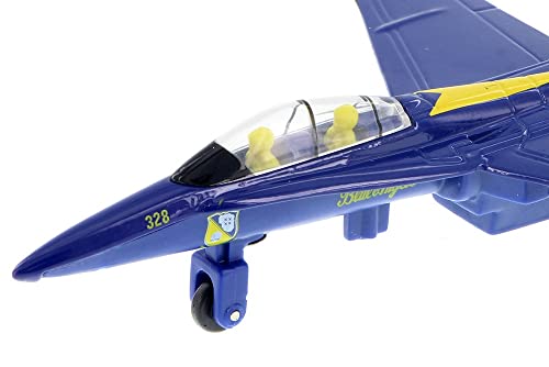 🛦 United States Navy Blue Angels F/A-18 Super Hornet Fighter Jet 7" 1:50 Scale Die Cast Model w/ Pullback Action #1, #2, #3, #4, #5, and #6 Set