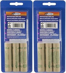 estes c6-5 mini bulk pack – 2 packs of 3 for 6 engines/motors with starters