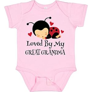 inktastic loved by my great grandma baby bodysuit newborn 0080 pink 20ed5