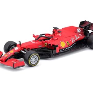 Bburago B18-36829L 1:43 F1 2021 Ferrari SF21 Leclerc, Assorted Colours