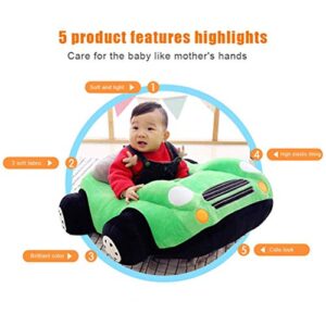 Freshwater Baby Support Sofa, Car Seat Support Seat Kids Infant Sitting Chair Safe Baby Sofa Chair Comfortable Baby Sit Up Chair Back Head Protect Seat Learn to Sit Chair, red