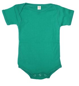 mato & hash unisex baby cotton infant baby toddler one piece lap shoulder jumpsuit – jade ca165 12-18
