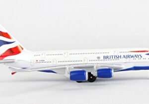 Daron Worldwide Trading RT6008 British Airways A380 Single Plane, White