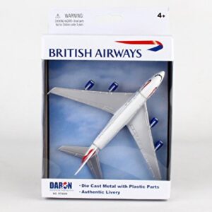 Daron Worldwide Trading RT6008 British Airways A380 Single Plane, White