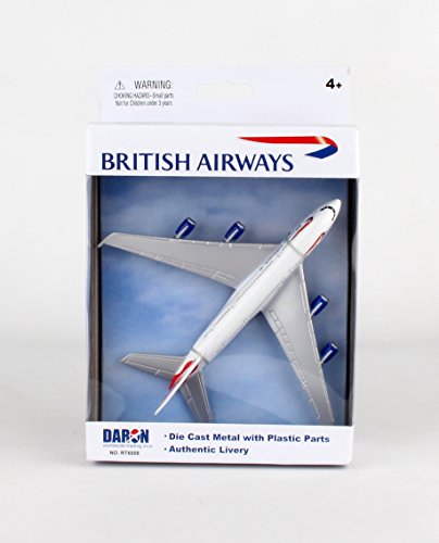 Daron Worldwide Trading RT6008 British Airways A380 Single Plane, White