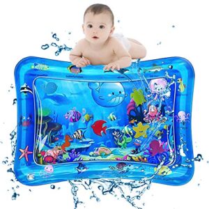 Baby Water Play Mat Water pad Can Be Used All Seasons for Infants Toddlers Early Development Activities Inflatable Tummy Time Water Mat for 3-48 Months Baby Toys Play mat for Baby's Stimulation Growth