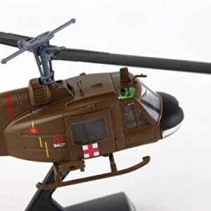 Daron Worldwide Trading Postage Stamp UH-1 Huey MEDEVAC US Army Vehicle (1/87 Scale)