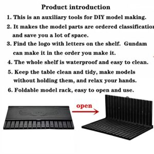 Starmoonn Model Part Rack,Model Shelf,Suitable for Gundam Shelf, Gundam Parts Classification