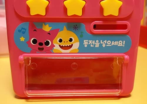 Kids Baby Cute Shark Family Mini Drink Vending Machine Toy+2Cheese#.3 Tissue