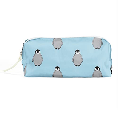 Pencil Pouch Pencil Case Pencil Bag Pen Case Pouch Box Organizer for Teen Girls Boys School Students Men Women Waterproof Zipper Pouch for Office Supplies Makeup, Penguin Gifts for Penguin Lovers