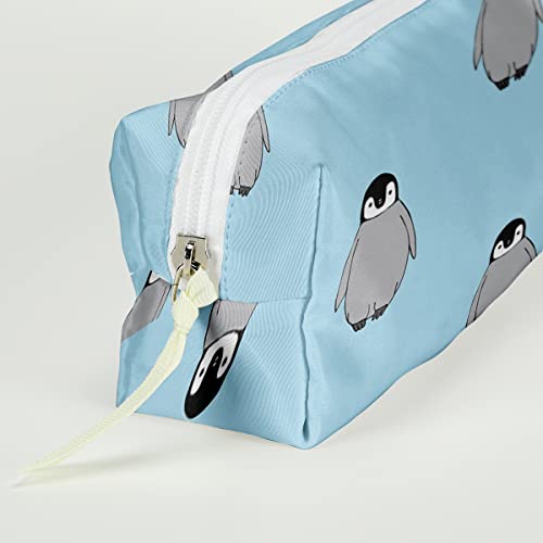 Pencil Pouch Pencil Case Pencil Bag Pen Case Pouch Box Organizer for Teen Girls Boys School Students Men Women Waterproof Zipper Pouch for Office Supplies Makeup, Penguin Gifts for Penguin Lovers