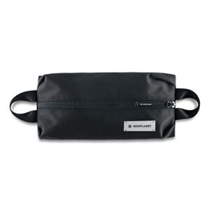heimplanet original | hpt carry essentials – simple pouch | simple pencil case/pouch made of water-resistent and durable dyecoshell | supports1% for the planet (black)