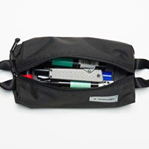 HEIMPLANET Original | HPT Carry Essentials - Simple Pouch | Simple Pencil case/Pouch Made of Water-Resistent and Durable DYECOSHELL | Supports1% for The Planet (Black)