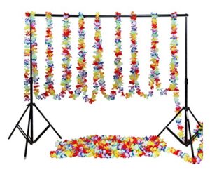 fighting to achieve 98ft tropical hawaiian flower lei garland hibiscus flower garlands for party decorations