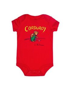 out of print infant corduroy bodysuit 6 month red