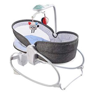 vannetgo 3-in-1 baby bouncers, can sit and lie down, brilliant bouncer,rocking bouncer, soothing vibration, 3rd gear adjustment, suitable for babies boys/babies girls/newborns baby