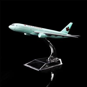 24-Hours Air Canada Boeing 777 Plane Model Alloy Metal Model Airplane Souvenir Model Aircraft Collection