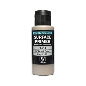 vallejo idf israeli sand grey primer acrylic polyurethane, 60ml