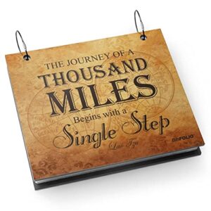 gone for a run bibfolio® race bib album | bib holder the journey of a thousand miles