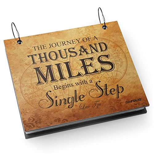 Gone For a Run BibFOLIO® Race Bib Album | Bib Holder The Journey of A Thousand Miles