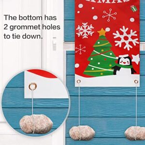 Christmas Decorations Banner with Lights, Pre-assembled Led Lights Merry Christmas Banner, Easy to Put up Christmas Door Banner & Christmas Wall Decor, Indoor and Outdoor Christmas Decorations