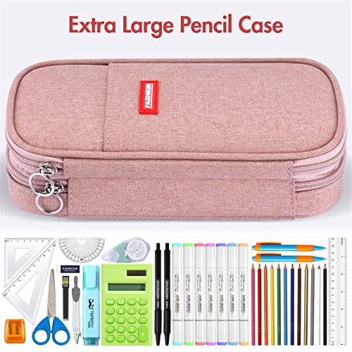 Extra Large Pencil Case with Compartments, HALASAO Pencil Box Organizer Pencil Pouch for Kids, Large Pencil Bag,Girl Pencil Case Pencil Holder Case Pencil Cases for Adults
