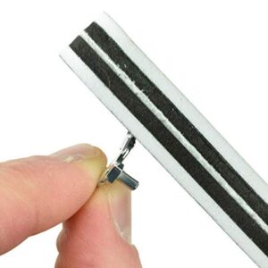 VRC Hobbies Tri-Grit Plastic Model Burr Remover Sanding Stick File - 5 Pack