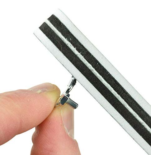 VRC Hobbies Tri-Grit Plastic Model Burr Remover Sanding Stick File - 5 Pack