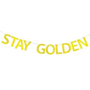 golden girls party decorations stay golden banner, golden girls theme birthday baby shower bridal shower party decorations