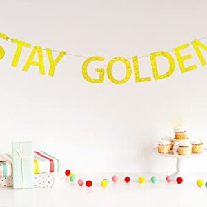 Golden Girls Party Decorations Stay Golden Banner, Golden Girls Theme Birthday Baby Shower Bridal Shower Party Decorations