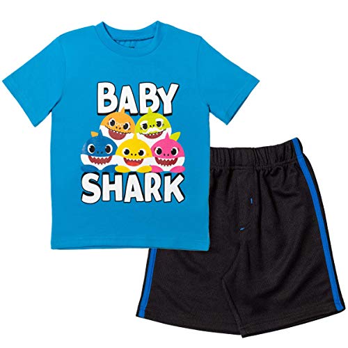 Pinkfong Baby Shark Toddler Boys Short Sleeve T-Shirt & Shorts Set 3T