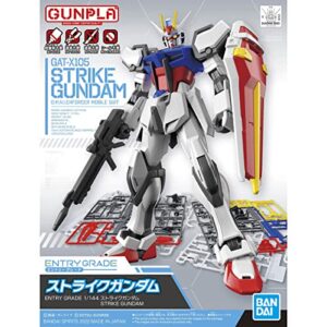 Bandai Hobby - Mobile Suit Gundam Seed - 1/144 GAT-X105 Strike Gundam, Bandai Spirits Entry Grade