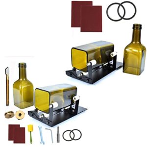 JNDJNFV Version Bottle Cutting Machine, Glass Bottle Cutter, Round, Square, Oval Bottle and Bottle Neck, for Cutting Wine Beer Whiskey Alcohol Champagne Liquor Bottles, Upgrade Version