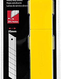 Stanley 11-325T 25mm Heavy Duty Quick-Point Snap-Off Blades with Dispenser, Pack of 10 (4)