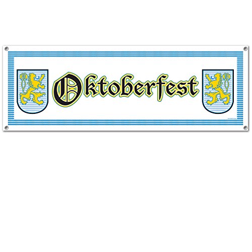 Oktoberfest Sign Banner Party Accessory (1 count) (1/Pkg)