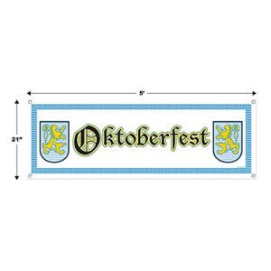 Oktoberfest Sign Banner Party Accessory (1 count) (1/Pkg)