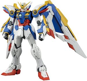 bandai hobby ban203222 rg 1/144#20 wing gundam ver ew gundam wing action figure, multicolor, 8″