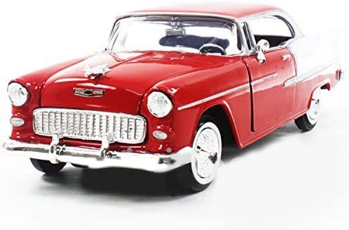 MOTORMAX 73229 1955 55 CHEVY BEL AIR HARD TOP 1/24 DIECAST RED ,#G14E6GE4R-GE 4-TEW6W206381