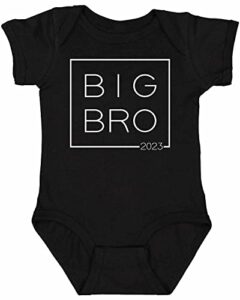 big bro 2023 – big brother box – infant bodysuit (#1288)~black~bodysuit 6m