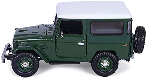 Motormax 79323gr Toyota FJ40 Green 1-24 Diecast Model Car