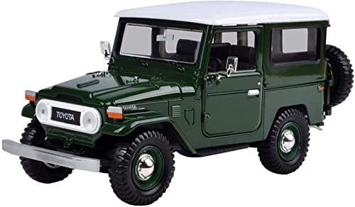 Motormax 79323gr Toyota FJ40 Green 1-24 Diecast Model Car