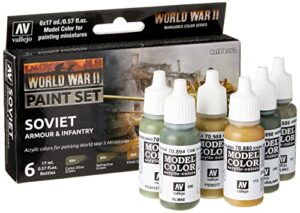 vallejo model color wwii soviet armour & infantry