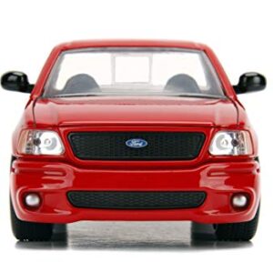 Jada Toys Fast & Furious 1:24 Brian's Ford F-150 SVT Lightning Die-cast Car, Toys for Kids and Adults, Red (99574)