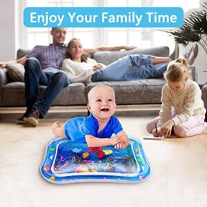 KITPIPI Tummy Time Mat, 2021 Upgraded Infants Baby Inflatable Water Mat Baby Activity Play Centers for 6 Months Newborn Brain & Body Development Infant&Toddlers Toys