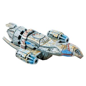 Incredibuilds Firefly Serenity 3D Wood Puzzle & Model Figure Kit (157 Pcs) - Build & Paint Your Own 3-D Movie Toy - Holiday Educational Gift for Kids & Adults, No Glue Required, 12+ 