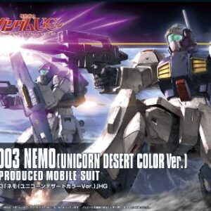 Bandai Hobby #164 HGUC Nemo Model Kit (1/144 Scale), Unicorn Desert Color